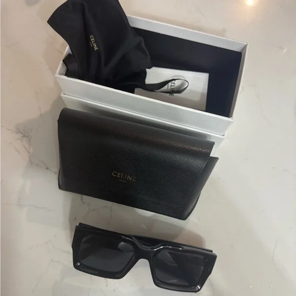 Celine | Other | Celine Elegant Black Sunglasses | Poshmark display picture 3